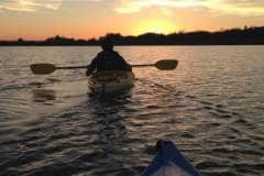 Kayaking at Dusk
